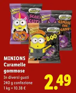 Lidl Minions Caramelle gommose offerta