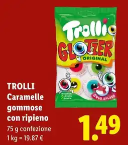 Lidl Trolli Caramelle gommose con ripieno offerta