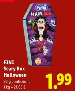 Lidl Fini Scary Box Halloween offerta