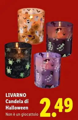 Lidl Candela di Halloween offerta
