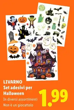 Lidl Set adesivi per Halloween offerta