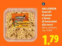 Lidl Halloween Gnocchi with Pumpkin offerta