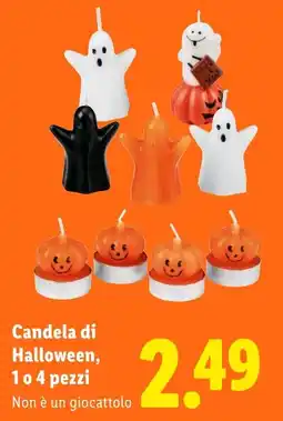 Lidl Candela di Halloween offerta