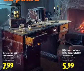 Lanterna LED "Halloween"
