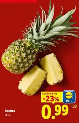 Lidl Ananas offerta