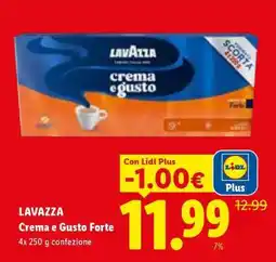 Lidl LAVAZZA CREMA E GUSTO FORTE offerta