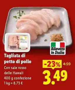 Lidl Tagliata Di Petto Di Pollo offerta