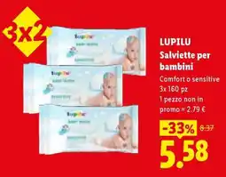 Lidl LUPILU Salviette per bambini offerta