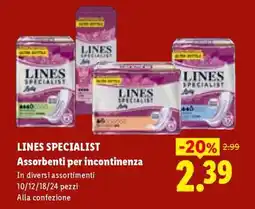 Lidl Lines Specialist offerta