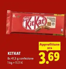 Lidl KITKAT offerta