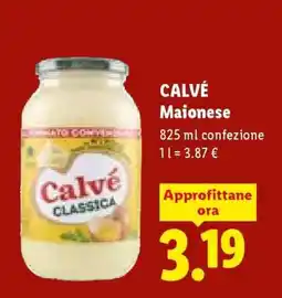 Lidl Calvè Maionese offerta