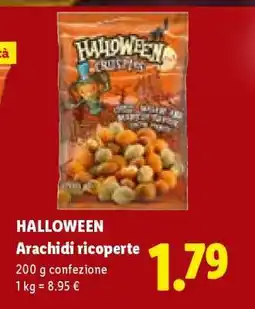 Lidl HALLOWEEN Arachidi ricoperte offerta