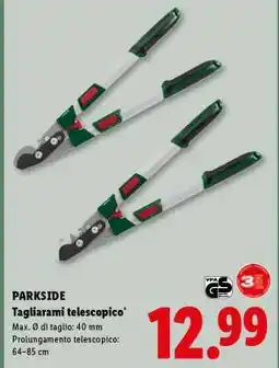 Lidl PARKSIDE Tagliarami telescopico offerta