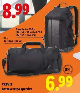 Lidl CRIVIT offerta