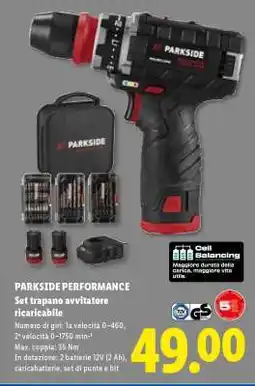 Lidl Parkside Performance offerta