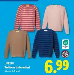 Lidl LUPILU Pullover da bambini offerta