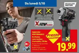 Lidl PARKSIDE PERFORMANCE Avvitatore a percussione ricaricabile, 170 Nm offerta