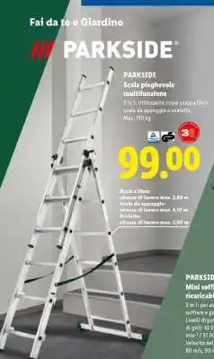 Lidl PARKSIDE Scala pieghevole multifunzione offerta