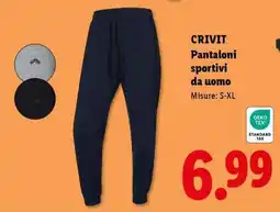 Lidl CRIVIT Pantaloni sportivi da uomo offerta