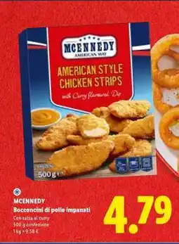 Lidl MCENNEDY Bocconcini di pollo impanati offerta