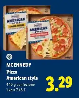 Lidl MCENNEDY Pizza American style offerta