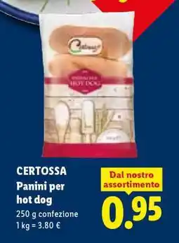 Lidl Certossa Panini per hot dog offerta
