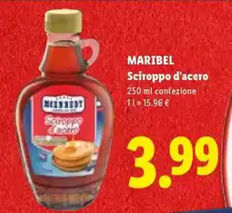 Lidl MARIBEL Sciroppo d'acero offerta