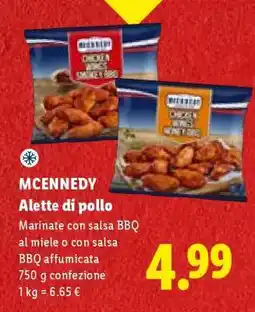 Lidl MCENNEDY Alette di pollo offerta