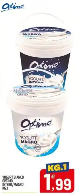 Yogurt bianco Optimo intero/magro