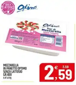 Ard Discount Mozzarella in panetto Optimo senza lattosio offerta
