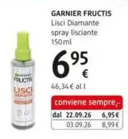dm drogerie markt Garnier Fructis Lisci Diamante offerta