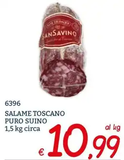 Zona Salame Toscano Puro Suino offerta