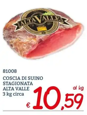 Coscia di suino stagionata Alta Valle