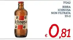 Zona Birra Ichnusa non filtrata offerta