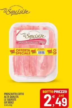 Ard Discount Prosciutto cotto alta qualità Le Squisite offerta