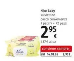 dm drogerie markt Nice Baby salviettine offerta