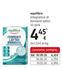 dm drogerie markt equilibra fermenti lattici offerta