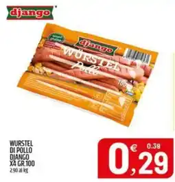 Ard Discount Würstel di pollo Django offerta