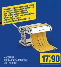 Ard Discount Macchina per la pasta Improve offerta