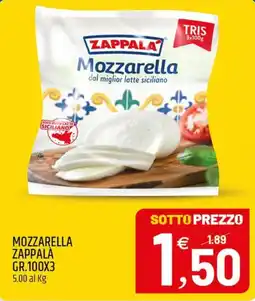 Ard Discount Mozzarella Zappalà offerta