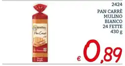 Zona Pan Carrè Mulino Bianco offerta