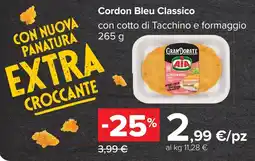 Carrefour Cordon Bleu Classico Grand Dorate offerta