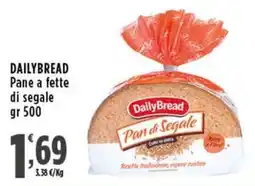 Rossotono Carrefour DailyBread Pane a fette di segale offerta