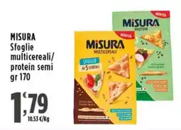 Rossotono Carrefour Misura sfoglie multicereali/protein semi offerta