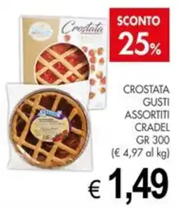 PrestoFresco Crostata gusti assortiti Cradel offerta