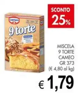 PrestoFresco Miscela 9 torte Cameo offerta