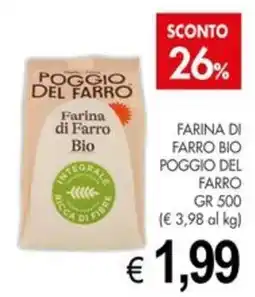 PrestoFresco Farina di Farro Bio Poggio del Farro offerta
