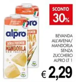 PrestoFresco Bevanda all'avena mandorla senza zucchero alpro offerta