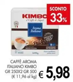 PrestoFresco Caffè aroma italiano kimbo offerta