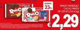 PrestoFresco Ringo vaniglia/cacao pavesi offerta